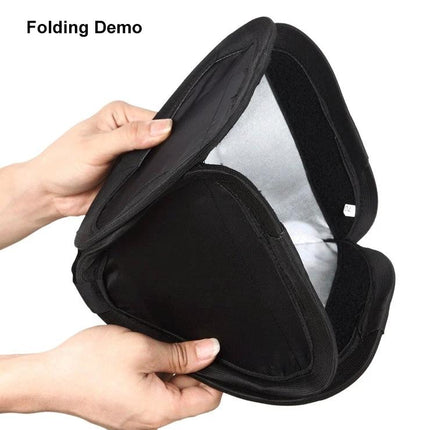 PULUZ Foldable Softbox Cover for Even Light Diffusion in Photos folding demo showing hands opening the softbox cover
