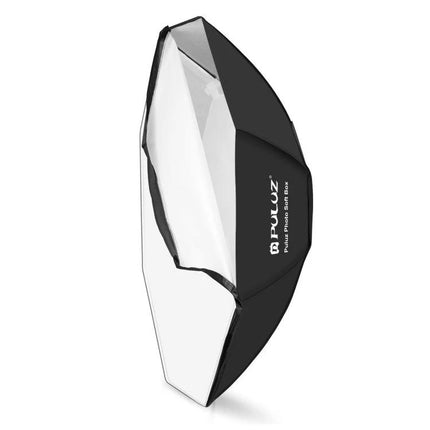 PULUZ 95cm Octagonal Parabolic Softbox for Photography Flash – umbrella-style octagonal softbox diffuses flash for portrait and product photography