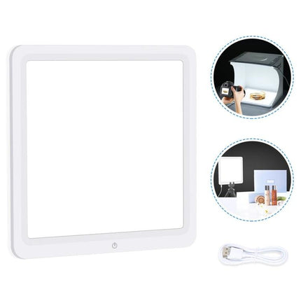 PULUZ 20cm Shadowless Light Pad for Product Photography - white LED pad for jewelry, cosmetics and small gadget shots