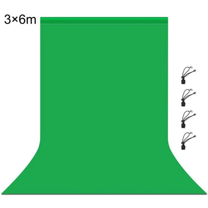 PULUZ 3m x 6m Polyester Photography Studio Backdrop Cloth green wrinkle-resistant high-density polyester background for studio portraits