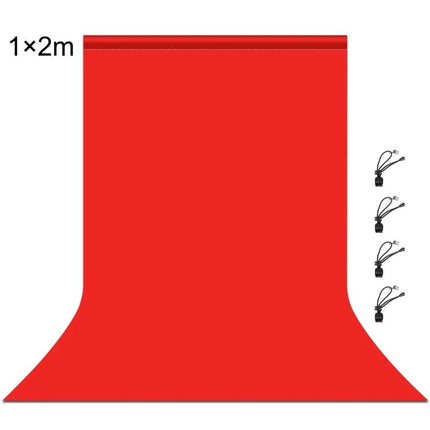 PULUZ 1m x 2m Background Cloth for Photography Studios red backdrop for studio product shots and portraits minimizing wrinkles