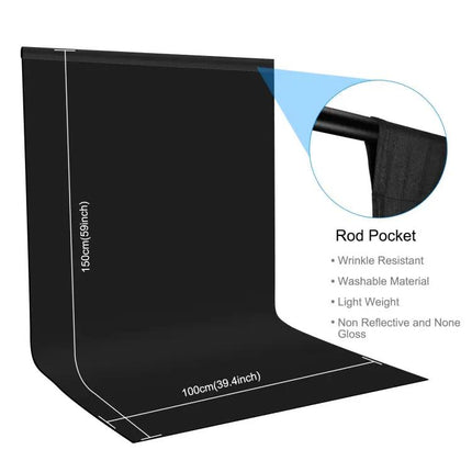 PULUZ 1m x 1.5m Cloth Photography Background for Studios