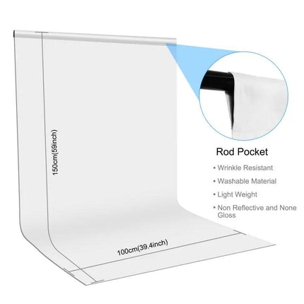 PULUZ 1m x 1.5m Cloth Photography Background for Studios
