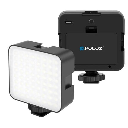 PULUZ Portable LED Fill Light for Camera Video Shooting - compact 64-LED 800-lumen panel with natural 6000-6500K white light