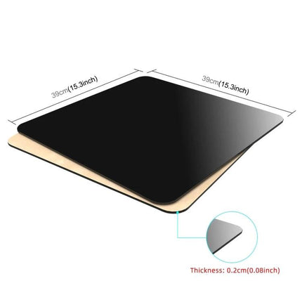 PULUZ 39cm Acrylic Reflective Board for Photography Displays black reflective acrylic board for product and jewelry photography