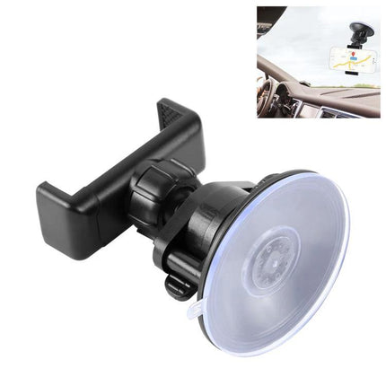 PULUZ Suction Cup Phone Mount for Car Windshields and Dashboards securely holding smartphone on dashboard/windshield for navigation and hands-free use