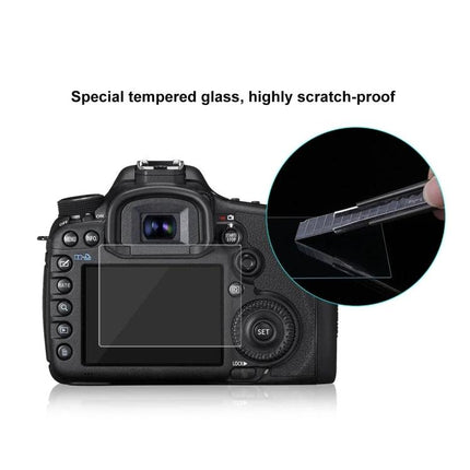 PULUZ Tempered Glass Screen Protector for Canon 5D Mark III protecting camera LCD from scratches dust and oil, clear tempered glass fit