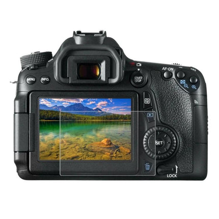PULUZ Tempered Glass Screen Protector for Canon Cameras applied on DSLR LCD to prevent scratches and fingerprints