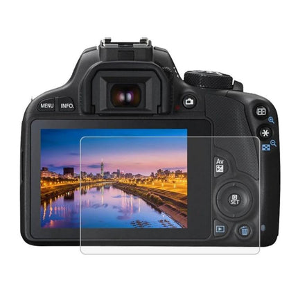 PULUZ Tempered Glass Screen Protector for Canon Cameras applied to DSLR rear LCD, clear anti-scratch protection for travel and outdoor photography