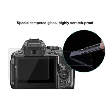 PULUZ Screen Protector for Nikon D5300 and Similar Camera Models - tempered glass 9H scratch-proof LCD protector