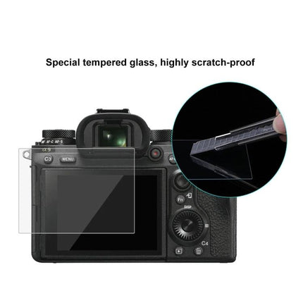 Puluz Tempered Glass Screen Protector for Sony Cameras - 9H scratch-proof LCD protector on Sony camera back