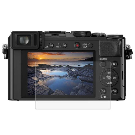 PULUZ Tempered Glass Screen Protector for Panasonic Cameras on mirrorless camera LCD, protects against scratches dust and fingerprints