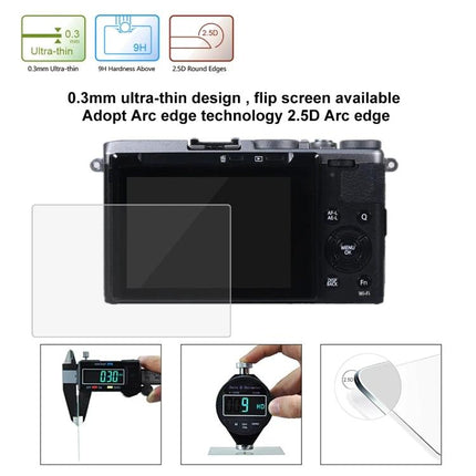 PULUZ Tempered Glass Screen Protector for Fujifilm X-70 Camera ultra-thin 0.3mm 9H scratch-resistant LCD protector for travel photography