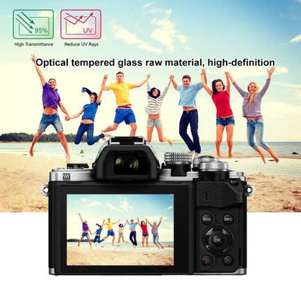 Puluz 9H Tempered Glass Screen Protector for Olympus and Fujifilm Cameras clear high-definition LCD protection against scratches fingerprints and impacts