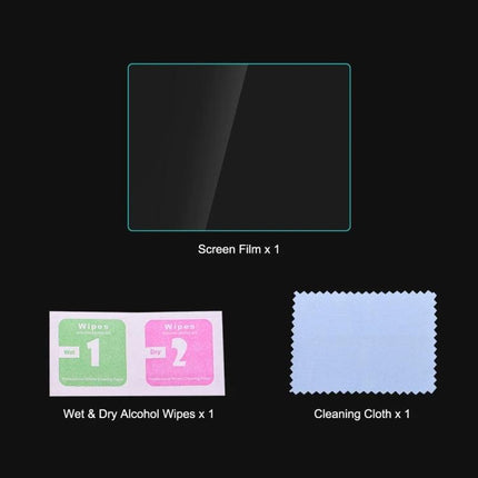 PULUZ Tempered Glass Screen Protector for Canon EOS R5 - screen film with wet & dry alcohol wipes and cleaning cloth kit