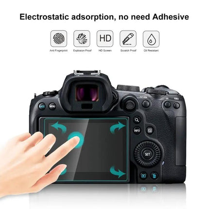 Protection d'écran en verre trempé PULUZ pour appareil photo Canon EOS R6