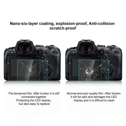 Protection d'écran en verre trempé PULUZ pour appareil photo Canon EOS R6