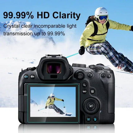 Protection d'écran en verre trempé PULUZ pour appareil photo Canon EOS R6