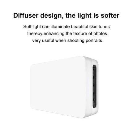PULUZ LED Light for Daily Selfies and Beauty Routines - compact diffuser design produces soft, even illumination for clearer selfies and makeup