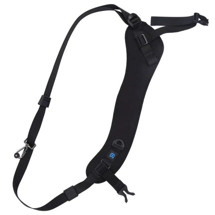 PULUZ Curved Camera Strap for Comfortable Daily Carrying black ergonomic shoulder strap for DSLR, weight-distributing outdoor photography carry