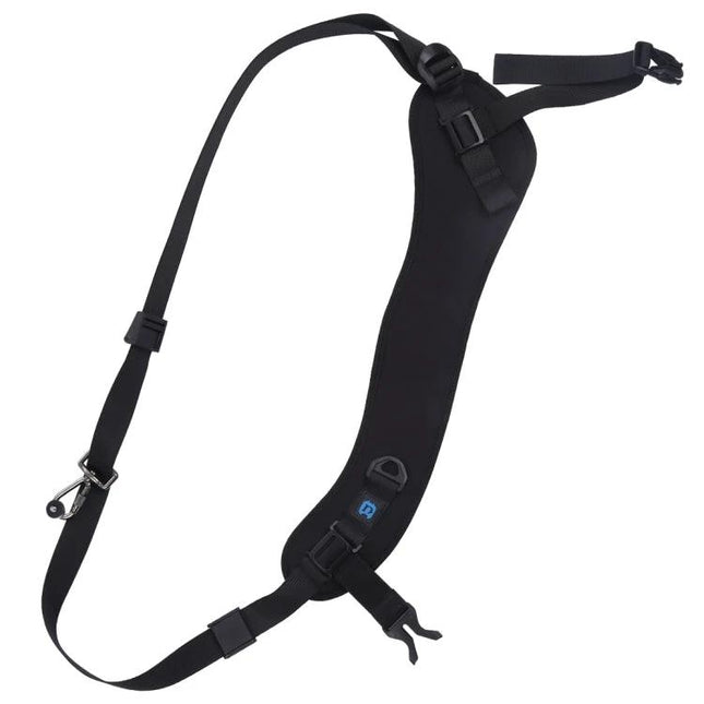 PULUZ Curved Camera Strap for Comfortable Daily Carrying black ergonomic shoulder strap for DSLR, weight-distributing outdoor photography carry