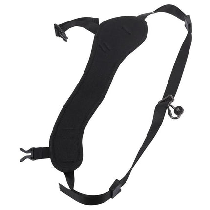 PULUZ Curved Camera Strap for Comfortable Daily Carrying - black ergonomic shoulder strap for DSLR with swivel hook