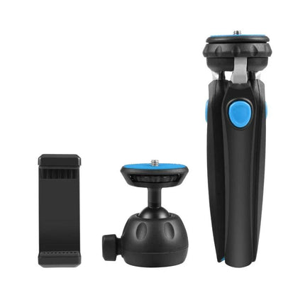 PULUZ Mini Tripod for Everyday Smartphone Video Capture compact tabletop tripod with adjustable ball head and phone mount for steady vlogging