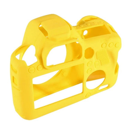 PULUZ Soft Silicone Protective Case for Canon EOS 6D Camera - yellow stretchable silicone body camera cover protecting against scratches and vibrations