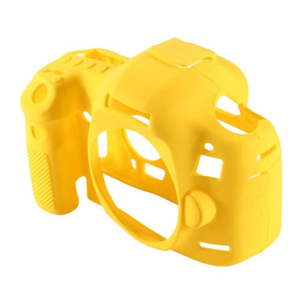 PULUZ Silicone Protective Case for Canon EOS 5D Mark III bright yellow stretchable silicone cover protects camera from scratches dust and minor impacts