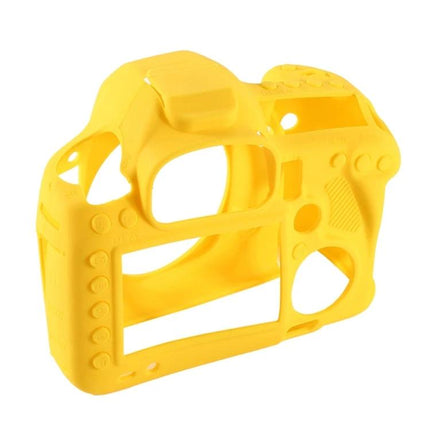 PULUZ Silicone Protective Case for Canon EOS 5D Mark III in bright yellow, soft stretchable silicone camera body cover protecting from scratches and dust