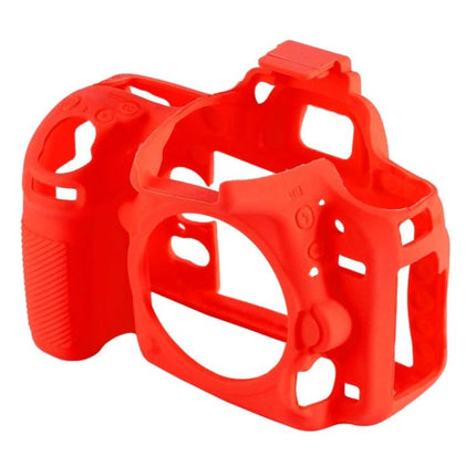 PULUZ Soft Silicone Protective Case for Nikon D750 Camera in red, stretchable silicone camera body cover protecting against scratches and abrasions