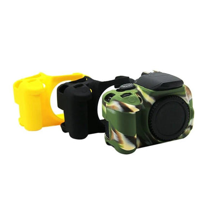 PULUZ Soft Silicone Protective Case for Canon EOS 650D and 700D Cameras in camo, black and yellow silicone protective covers