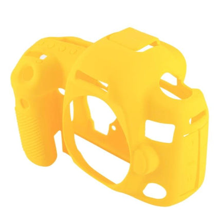 PULUZ Soft Silicone Protective Case for Canon EOS 5D Mark IV bright yellow silicone camera cover, snug fit with access to buttons (yellow)
