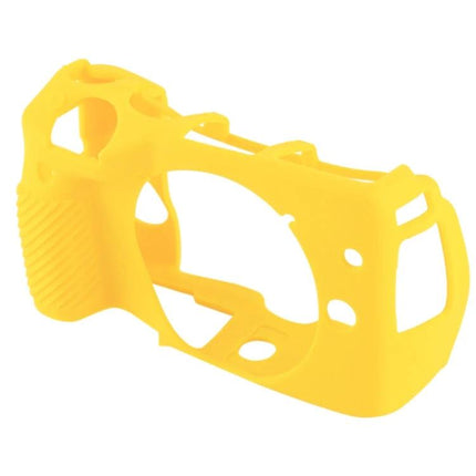 PULUZ Soft Silicone Protective Case for Canon EOS M3 in bright yellow, flexible silicone camera body cover protecting against scratches and minor impacts
