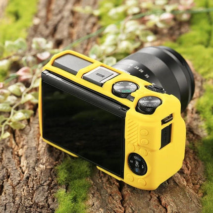PULUZ Soft Silicone Protective Case for Canon EOS M3 yellow silicone cover on camera protecting controls and body during outdoor shooting