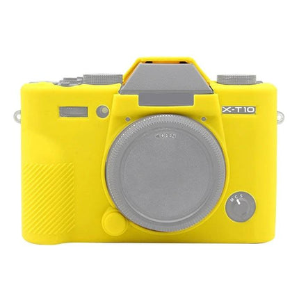 PULUZ Soft Silicone Protective Case for Fujifilm X-T20 Camera - bright yellow silicone camera body cover protecting Fujifilm X-T20
