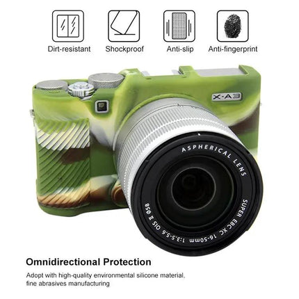 PULUZ Soft Silicone Protective Case for Fujifilm X-A3 Camera | Syndmart