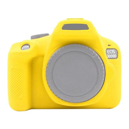 PULUZ Soft Silicone Protective Case for Canon EOS 3000D / 4000D yellow silicone camera cover for travel protection