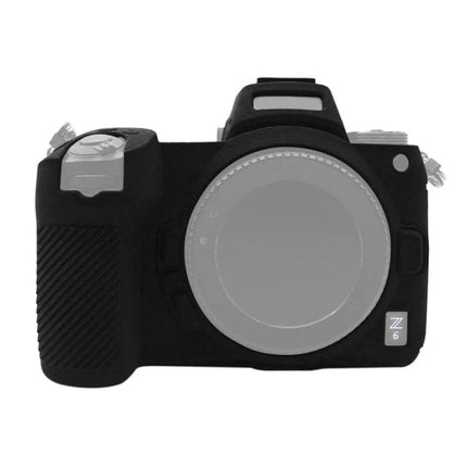 PULUZ Soft Silicone Protective Case for Nikon Z6 and Z7 Cameras black silicone camera body cover protecting controls and grip
