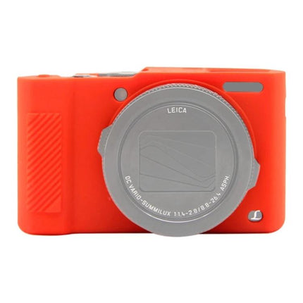 PULUZ Soft Silicone Protective Case for Panasonic Lumix LX10 bright red silicone camera cover protecting LX10 controls and lens