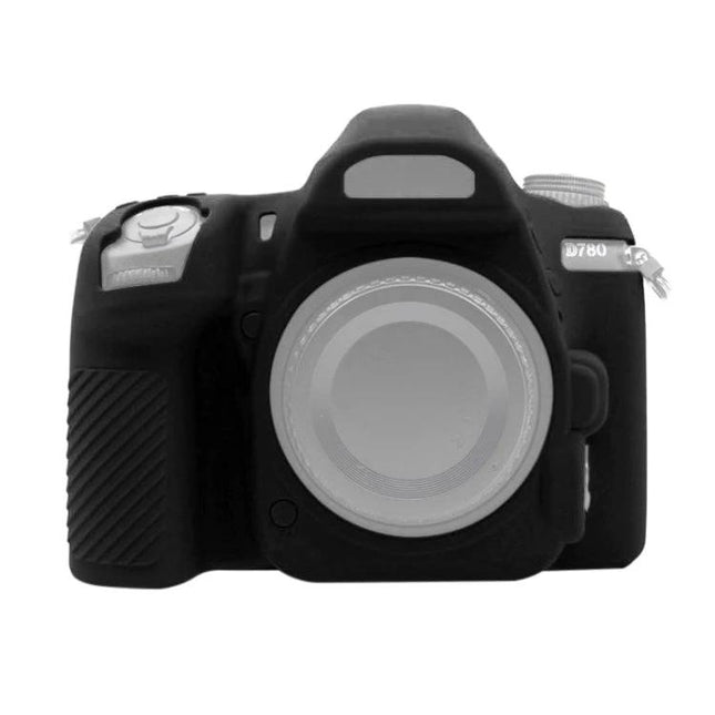 PULUZ Soft Silicone Protective Case for Nikon D780 black silicone camera cover protecting body with full control access