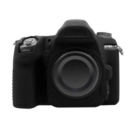 PULUZ Soft Silicone Protective Case for Nikon D780 black silicone camera body cover protecting controls and grip