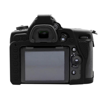 PULUZ Soft Silicone Protective Case for Nikon D780 black silicone rear view showing access to controls and LCD screen