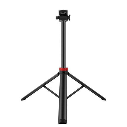 PULUZ Telescopic Tripod for Home and Travel Lighting Sessions compact black tripod for steady home and travel lighting and photography
