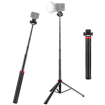 PULUZ Telescopic Tripod for Home and Travel Lighting Sessions