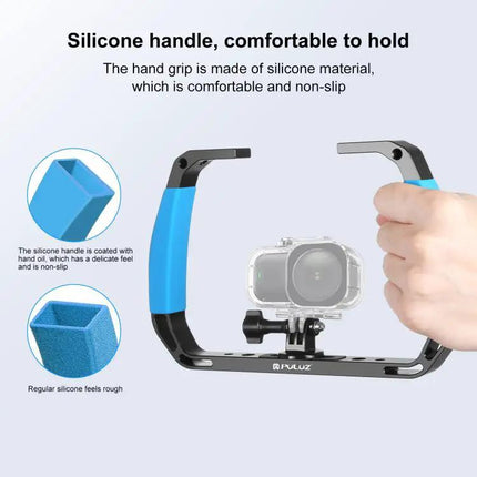 PULUZ Aluminium Alloy Underwater Diving Rig for Action Cameras