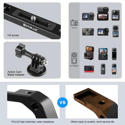 PULUZ Aluminium Alloy Underwater Diving Rig for Action Cameras