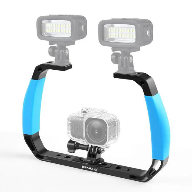 PULUZ Aluminium Alloy Underwater Diving Rig for Action Cameras | Syndmart