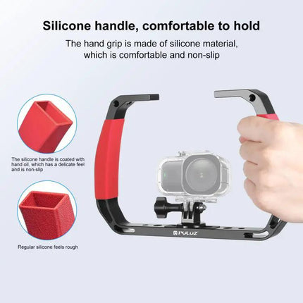 PULUZ Aluminium Alloy Underwater Diving Rig for Action Cameras