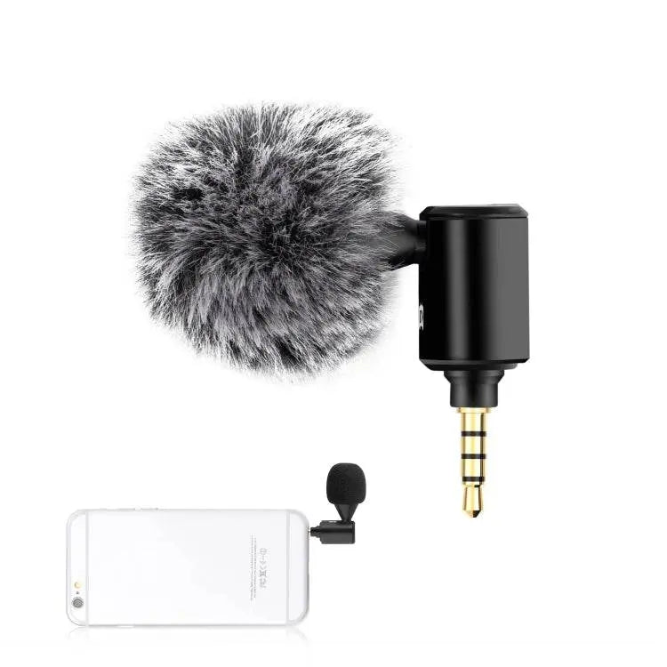 PULUZ 3.5mm Jack Mobile Phone Directional Microphone Sound Enhancement 